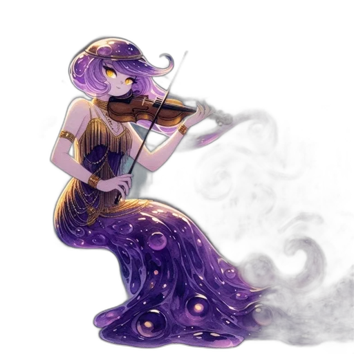 staff, dragon, dress, fantasy art, concept art, watercolor, pixel art, underwater transparent PNG cut-out
