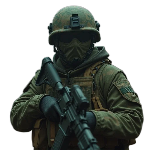 mask, staff, weapon, jacket transparent PNG cut-out