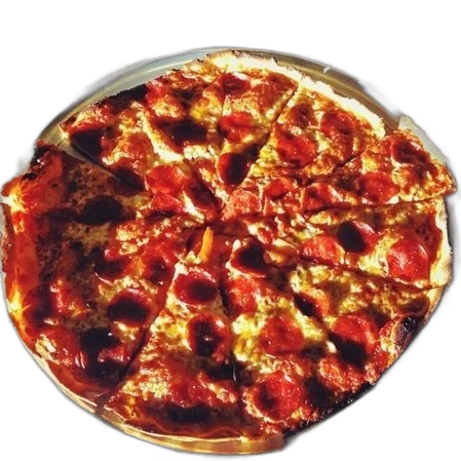 food, crown, jacket, jewelry, 3d render, photorealistic, fire, pepperoni transparent PNG cut-out