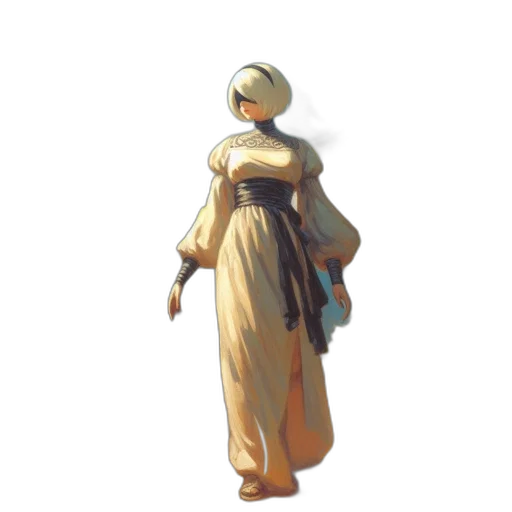 dress, staff, sword, weapon, concept art, pixel art, fantasy art, oil painting transparent PNG cut-out