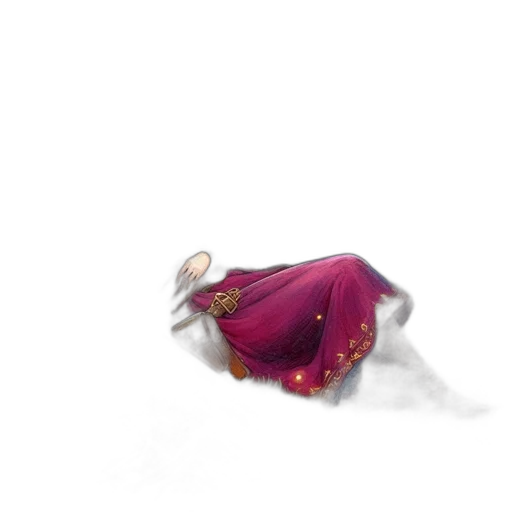 dragon, dress, creature, animal, concept art, 3d render, fantasy art, watercolor transparent PNG cut-out