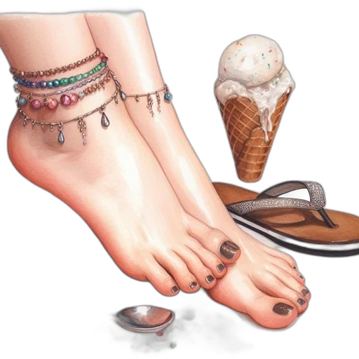 jewelry, shoes, food, watercolor, photorealistic, concept art, pencil sketch, pastel transparent PNG cut-out