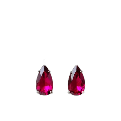 jewelry, crown, shoes, 3d render, pair, dangling, earrings, red transparent PNG cut-out