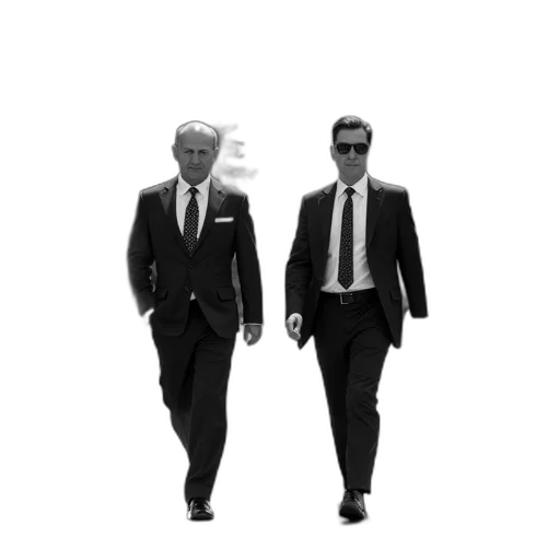 concept art, cartoon, photorealistic, comic book art, black, white, photograph, two transparent PNG cut-out