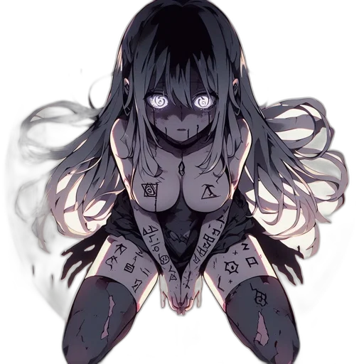 mask, dress, creature, face, concept art, cyberpunk, pixel art, fantasy art transparent PNG cut-out