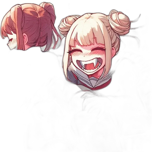 creature, face, mask, hair, anime, concept art, pixel art, cartoon transparent PNG cut-out