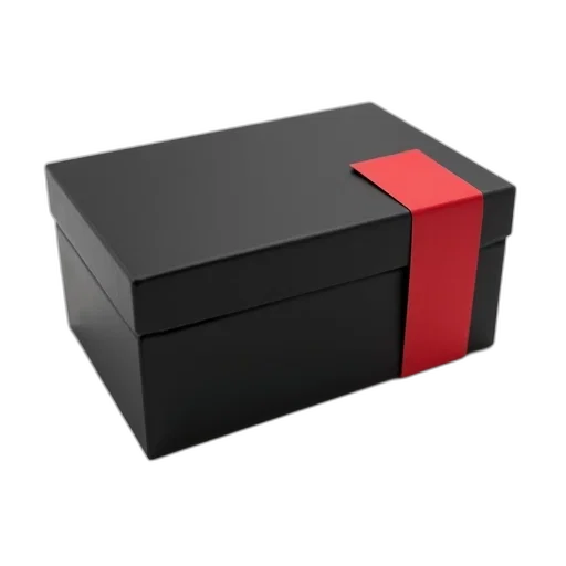 furniture, shoes, 3d render, photorealistic, red, dark, black, rectangular transparent PNG cut-out
