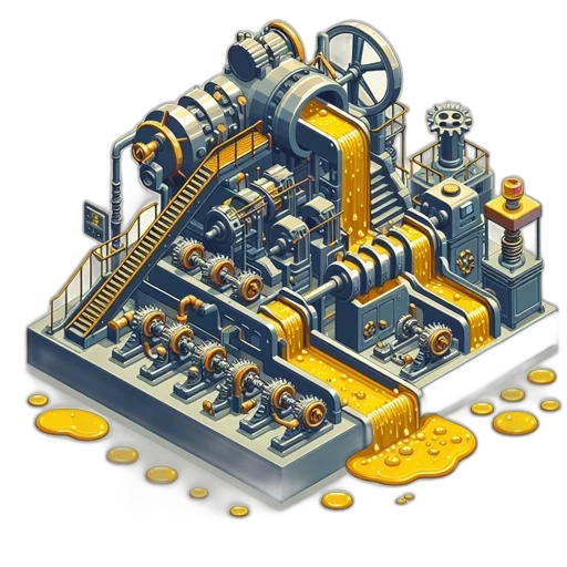 jewelry, concept art, 3d render, intricate, industrial, scene, features, machine transparent PNG cut-out