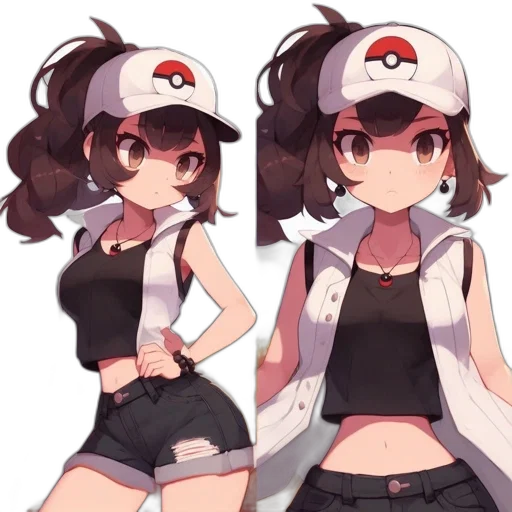 hat, dress, staff, creature, anime, concept art, pixel art, cartoon transparent PNG cut-out