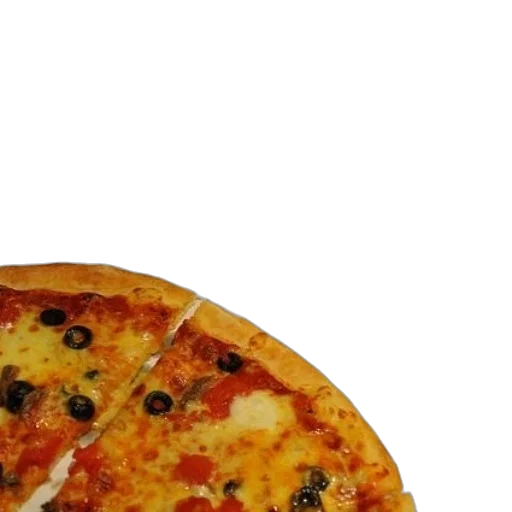 food, weapon, face, umbrella, 3d render, photorealistic, pizza, olives transparent PNG cut-out