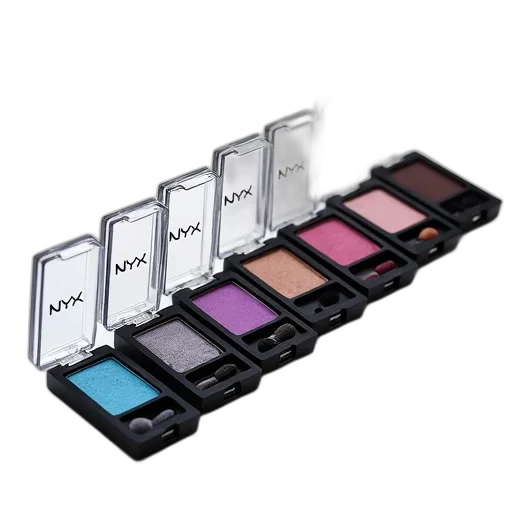 monochrome, dark, colorful, pastel, collection, six, eyeshadow, palettes transparent PNG cut-out