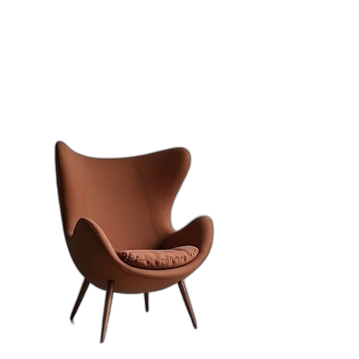 furniture, hair, hat, crown, 3d render, photorealistic, concept art, earth tones transparent PNG cut-out