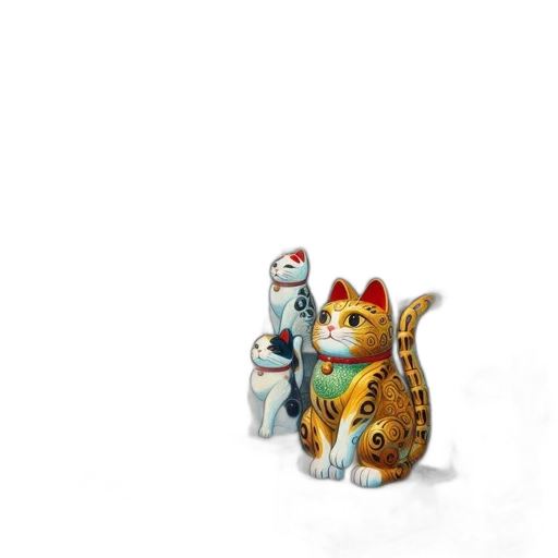 staff, animal, crown, robot, 3d render, concept art, fantasy art, pixel art transparent PNG cut-out