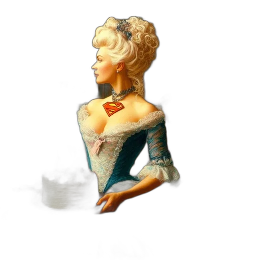 jewelry, dress, crown, face, 3d render, concept art, fantasy art, photorealistic transparent PNG cut-out
