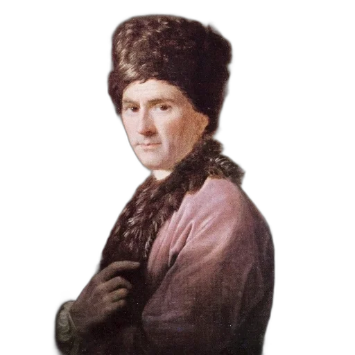 hat, face, staff, jacket, oil painting, photorealistic, snow, portrait transparent PNG cut-out