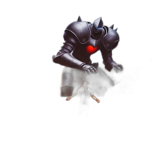 robot, dragon, weapon, staff, concept art, pixel art, fantasy art, 3d render transparent PNG cut-out