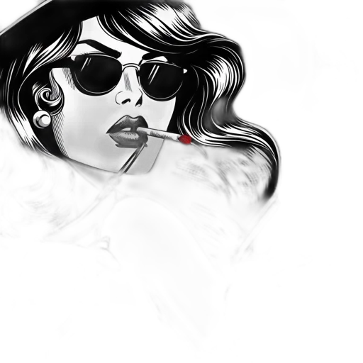 comic book art, photorealistic, cartoon, concept art, fire, stylized, monochromatic, illustration transparent PNG cut-out