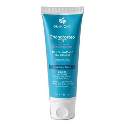 tube, chondrosteo, fort, roll-on, massage, cream, blue, label transparent PNG cut-out