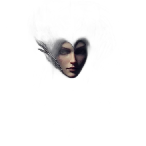 face, mask, dragon, staff, fantasy art, photorealistic, concept art, pixel art transparent PNG cut-out