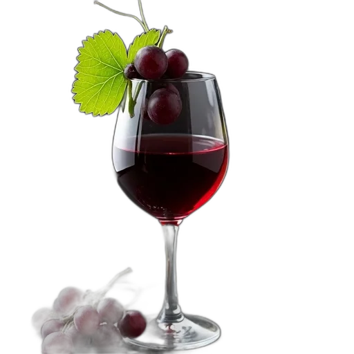 food, bottle, 3d render, photorealistic, glass, red, wine, green transparent PNG cut-out