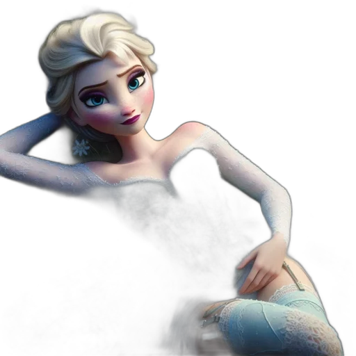 dress, concept art, 3d render, fantasy art transparent PNG cut-out