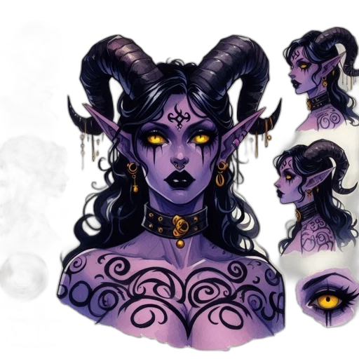 concept art, fantasy art, comic book art, pixel art, dark, character, design, sheet transparent PNG cut-out