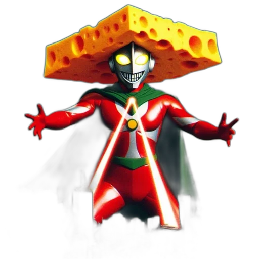 mask, robot, concept art, 3d render, pixel art, fantasy art, anthropomorphic, cheese transparent PNG cut-out