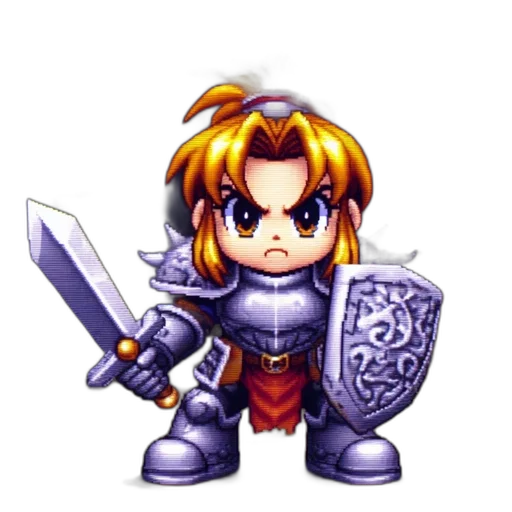 sword, weapon, staff, robot, pixel art, fantasy art, concept art, 3d render transparent PNG cut-out