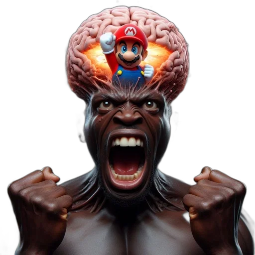 face, mask, crown, creature, concept art, 3d render, photorealistic, comic book art transparent PNG cut-out