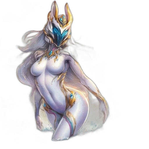 mask, dress, dragon, creature, fantasy art, concept art, watercolor, pixel art transparent PNG cut-out