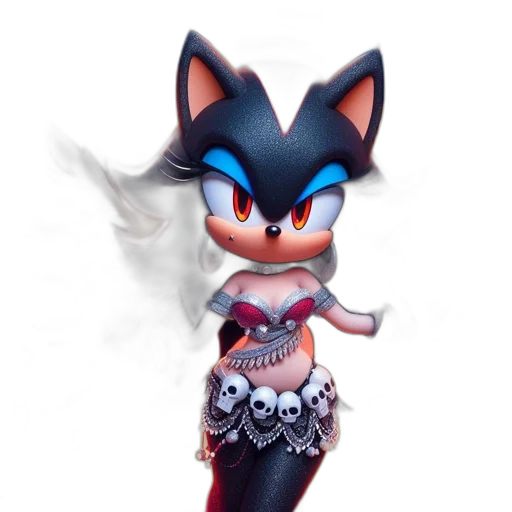 dress, 3d render, concept art, fantasy art, pixel art, anthropomorphic, feline-avian, creature transparent PNG cut-out