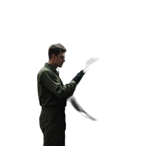 staff, jacket, weapon, umbrella transparent PNG cut-out