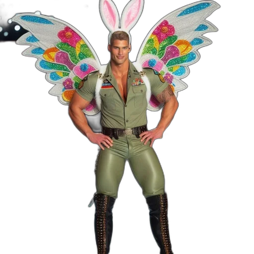 male, model, struts, down, lit, runway, sporting, green transparent PNG cut-out