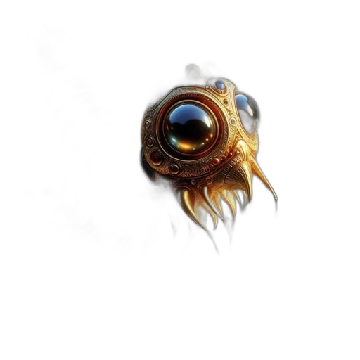 jewelry, staff, creature, animal, concept art, 3d render, fantasy art, photorealistic transparent PNG cut-out