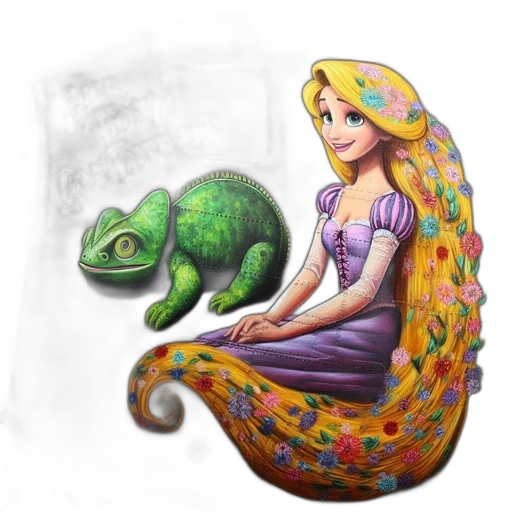 dragon, dress, creature, animal, fantasy art, concept art, pixel art, watercolor transparent PNG cut-out