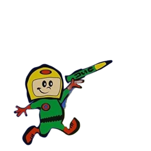 staff, robot, weapon, pixel art, cartoon, concept art, comic book art, outer space transparent PNG cut-out