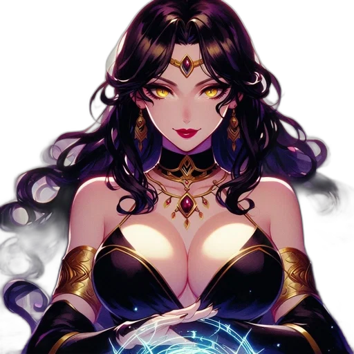 jewelry, crown, fantasy art, comic book art, concept art, pixel art, fire, dark transparent PNG cut-out