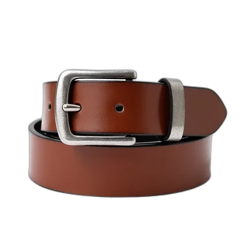 jewelry, crown, 3d render, brown, leather, belt, silver, buckle transparent PNG cut-out