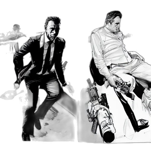 comic book art, concept art, cartoon, photorealistic transparent PNG cut-out