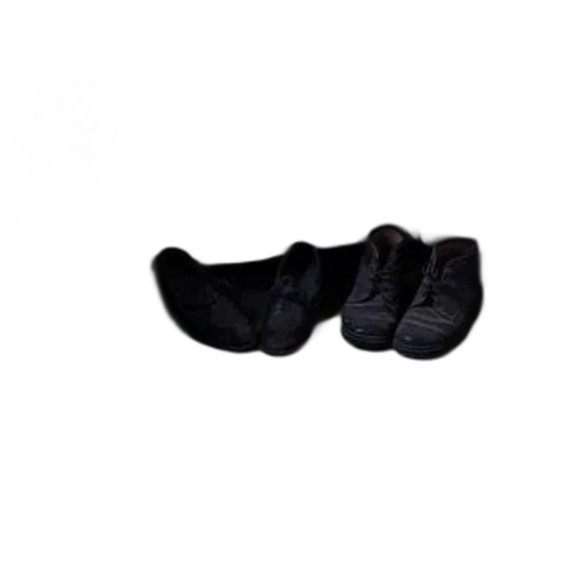 shoes, mask, hat, staff, 3d render, photorealistic, dark, monochrome transparent PNG cut-out