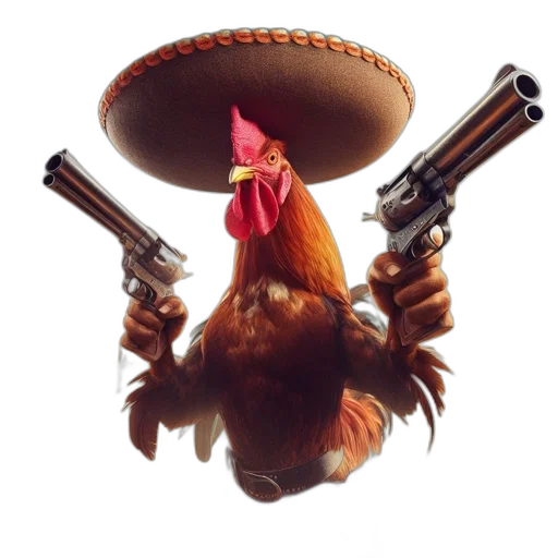 hat, weapon, animal, food, 3d render, photorealistic, concept art, desert transparent PNG cut-out