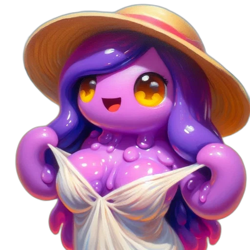 hat, dress, creature, staff, concept art, pixel art, fantasy art, 3d render transparent PNG cut-out