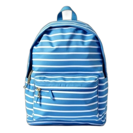 jacket, blue, white, striped transparent PNG cut-out