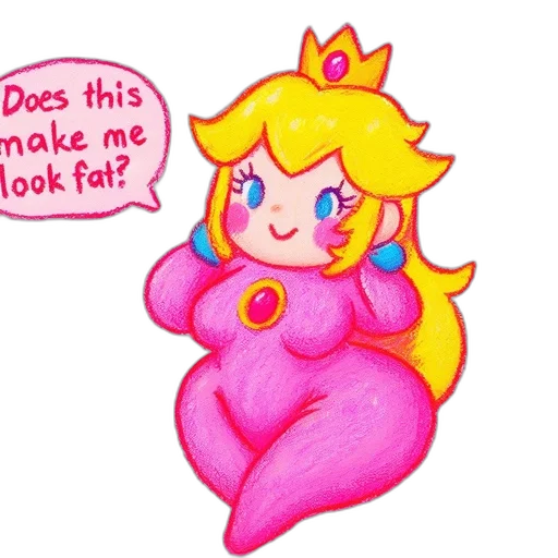 dress, crown, food, creature, pixel art, watercolor, concept art, vaporwave transparent PNG cut-out