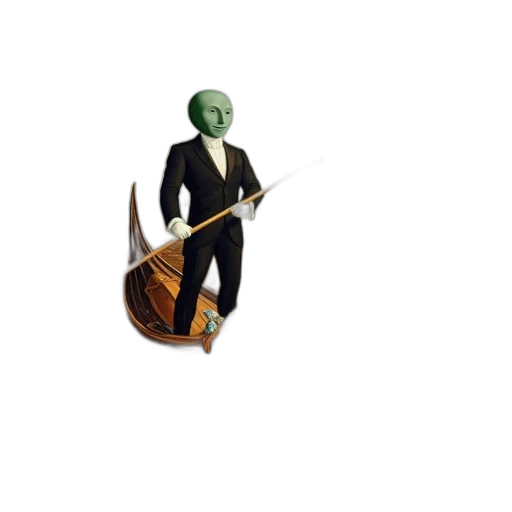 staff, mask, umbrella, robot, 3d render, concept art, fantasy art, pixel art transparent PNG cut-out