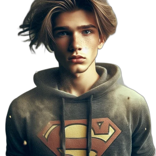 jacket, face, hair, animal, photorealistic, comic book art, fantasy art, cartoon transparent PNG cut-out