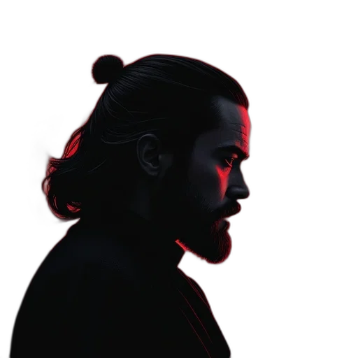 hair, jacket, crown, face transparent PNG cut-out