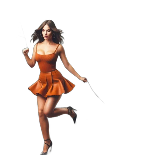 dress, staff, weapon, concept art, 3d render, fantasy art, pixel art, woman transparent PNG cut-out