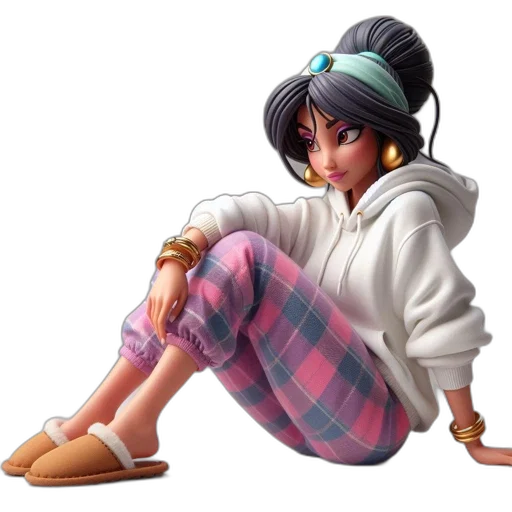 jacket, hat, jewelry, concept art, 3d render, anime, cartoon, snow transparent PNG cut-out