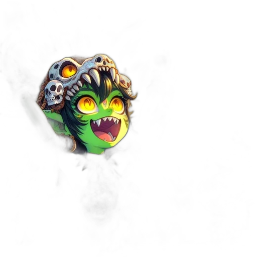 jewelry, dragon, crown, staff, 3d render, fantasy art, concept art, animated transparent PNG cut-out